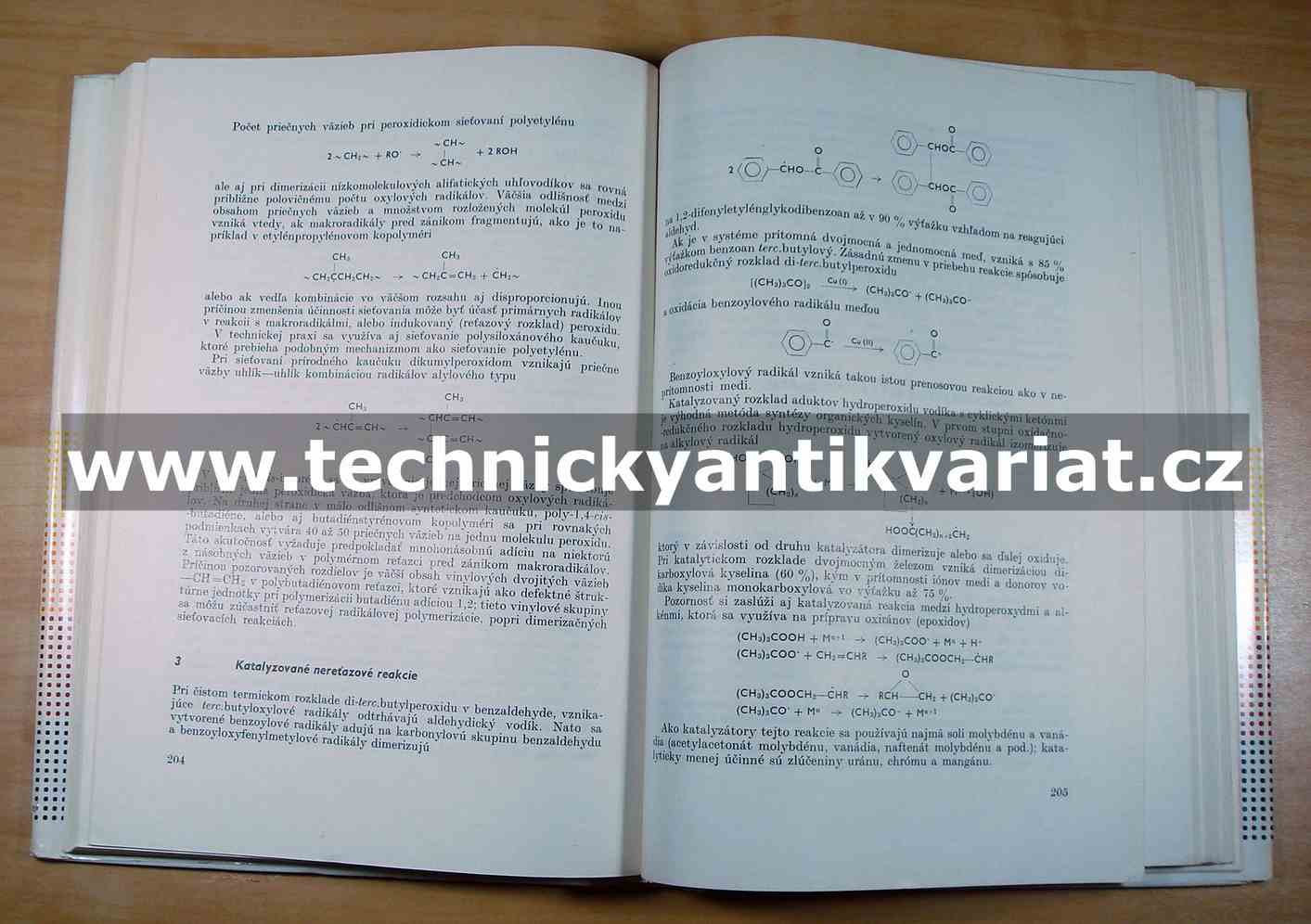 Chemické reakcie voľných radikálov