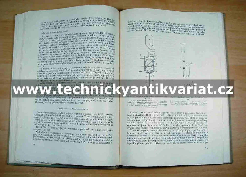Technologie synthetických vláken - Artur Stoy (1957)