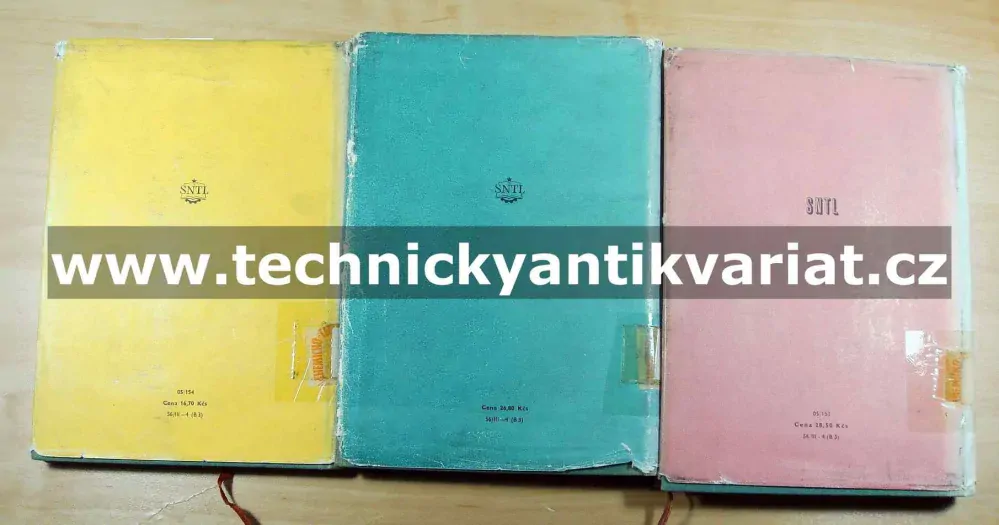 Syntetická vlákna I.,II., III. - Piller, Trávníček (1956, 1956, 1957)