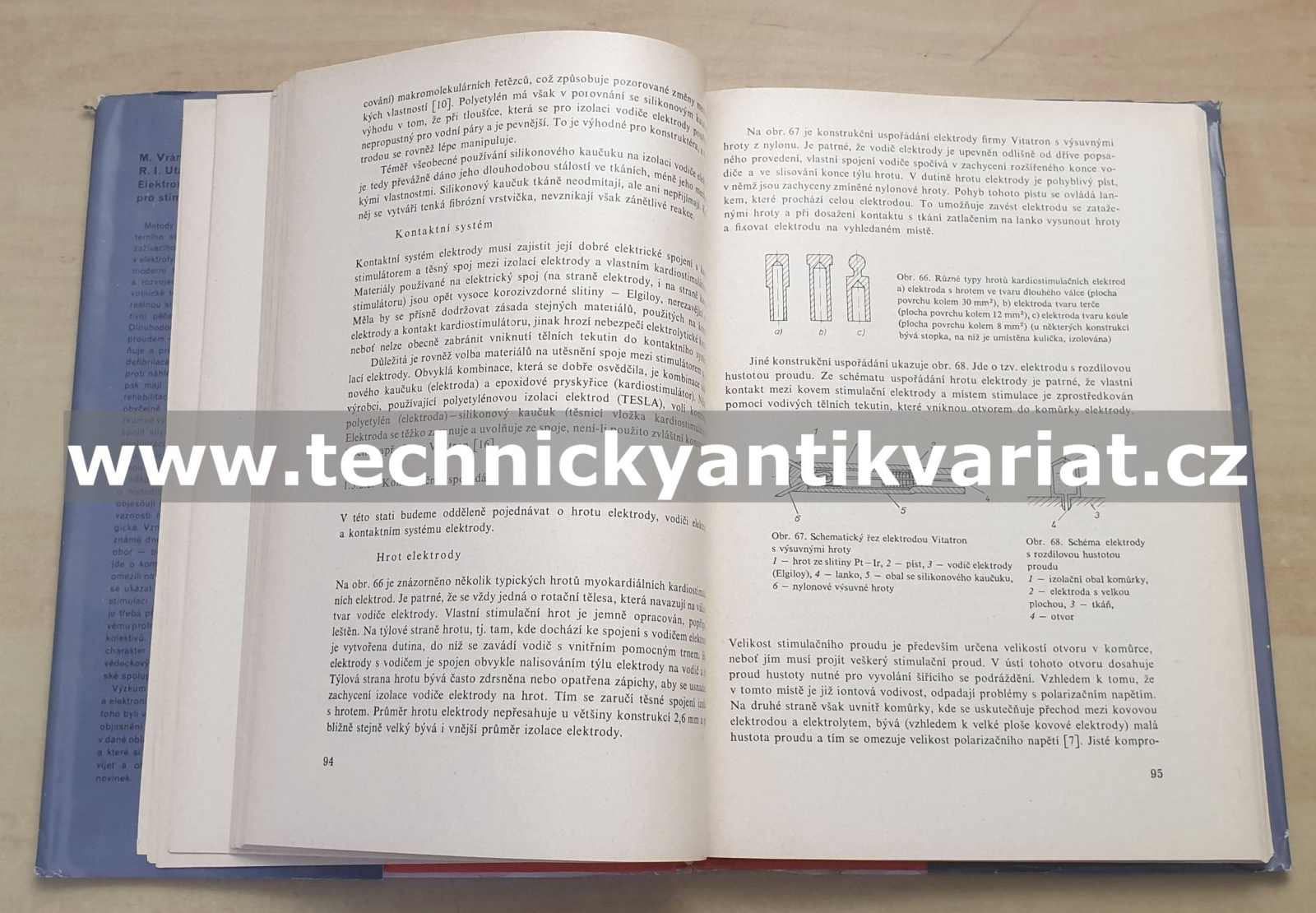 Elektronické přístroje pro stimulaci orgánů a tkání - M. Vrána, R. I. Uťamyšev (1984)