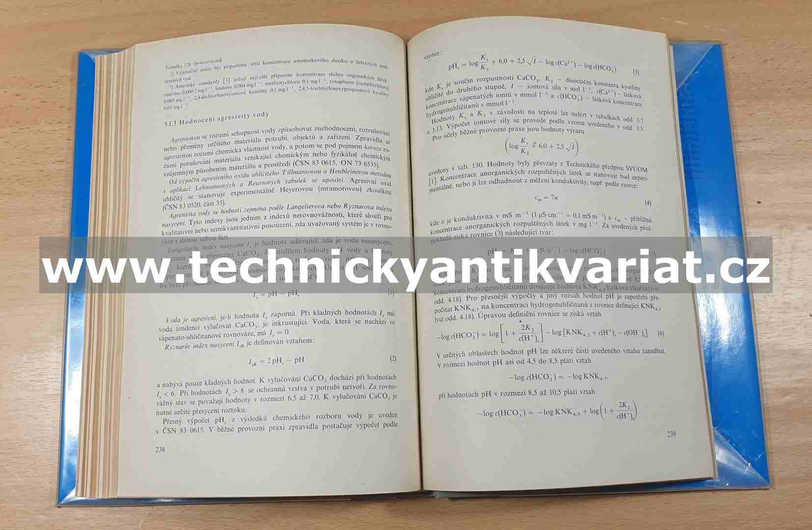 Hydrochemické tabulky - Pitter (1987)