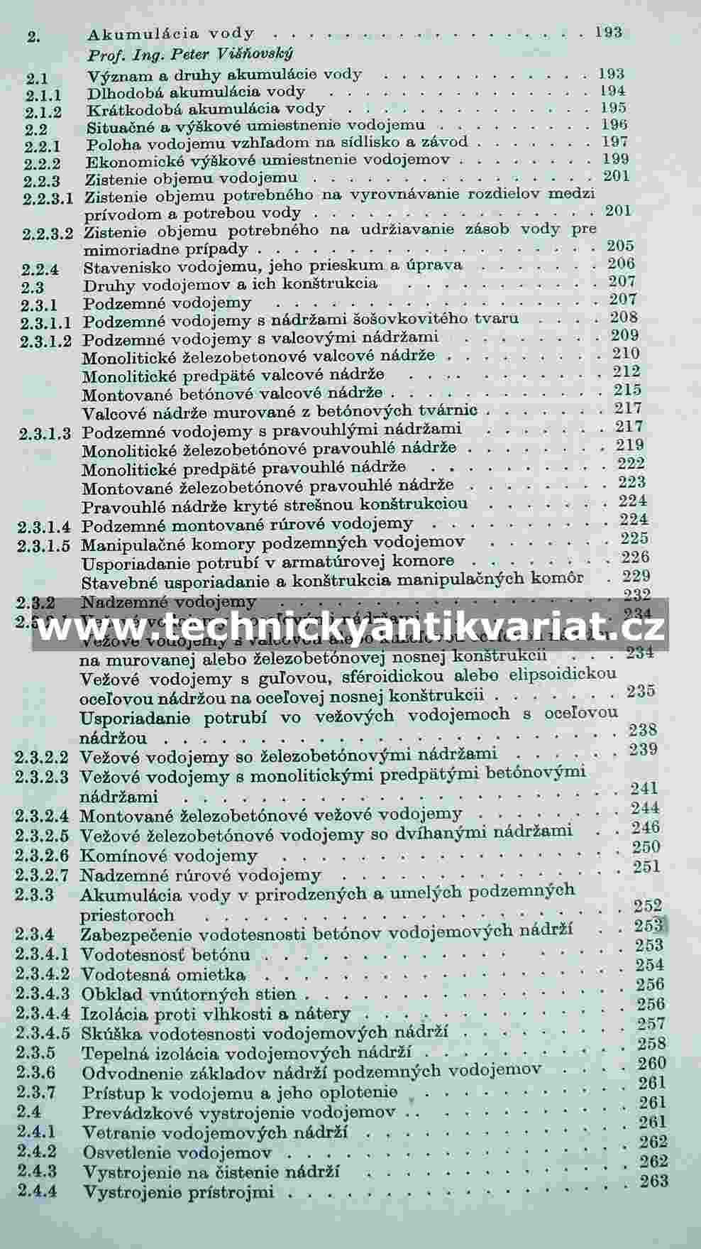 Vodárenství I.,II. - Roth, Kroupa, Sukovitý, Višňovský (1970, 1971)