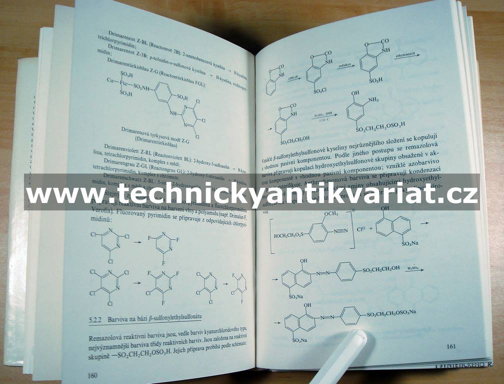Barviva používaná v technické praxi