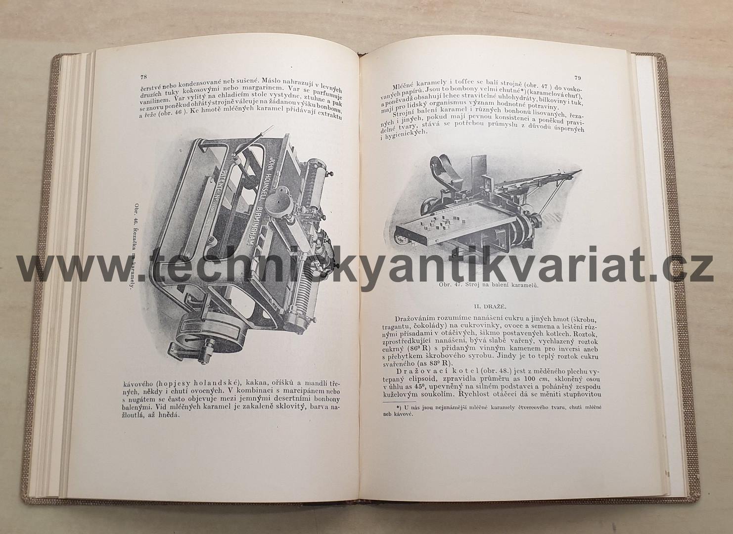 Výroba kakaa a čokolády, cukrovinek, medu - M. Čapek, J. Svoboda (1929)