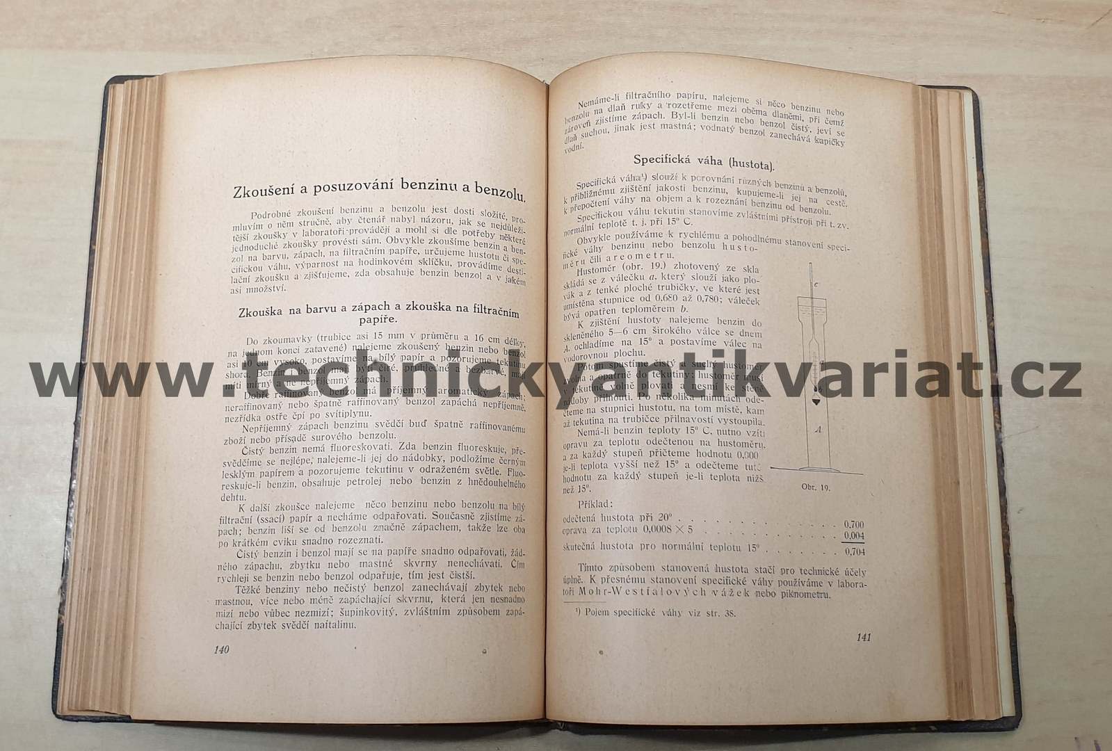 Benzín, benzol, oleje a kaučuk - Jaroslav Formánek (1922)