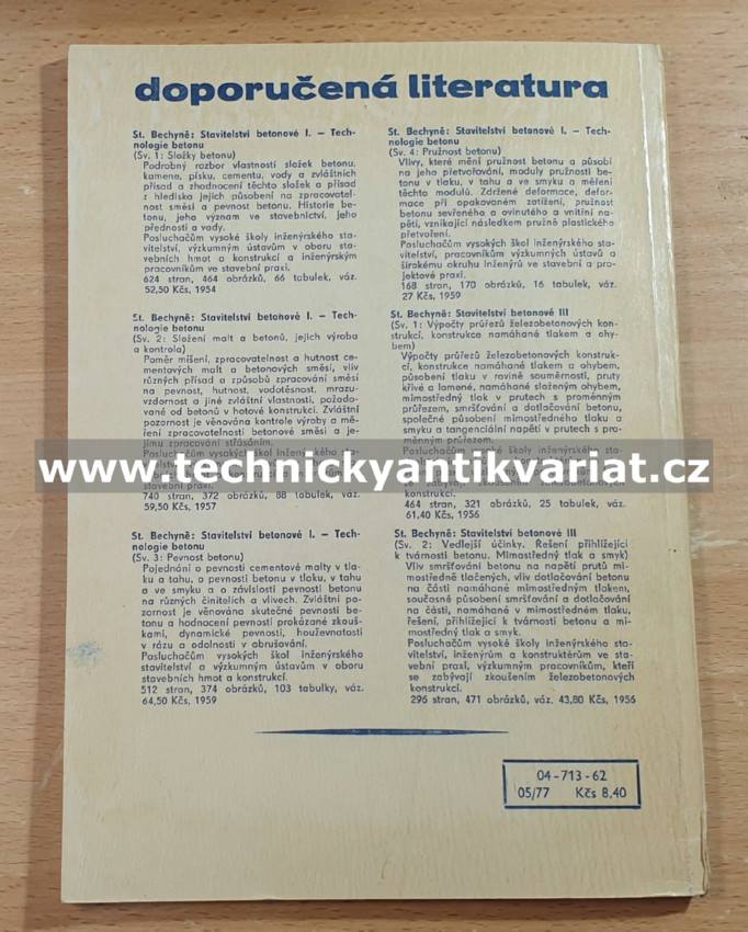 Předpjatý beton - Bohumil Voves (1962)
