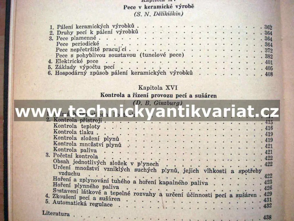 Pece a sušárny v silikátovém průmyslu