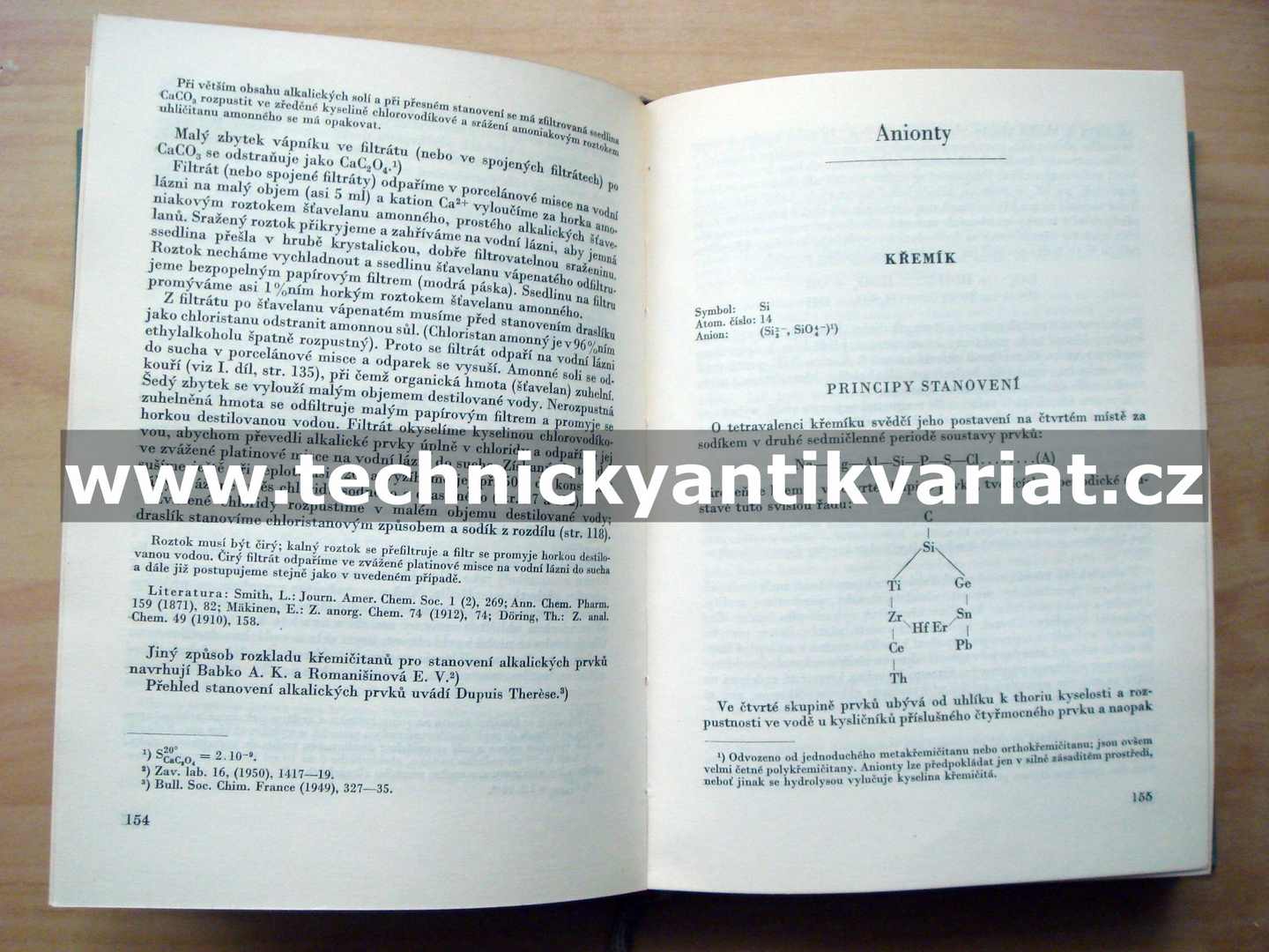 Vážková analysa a elektrotechnika III.Speciální část