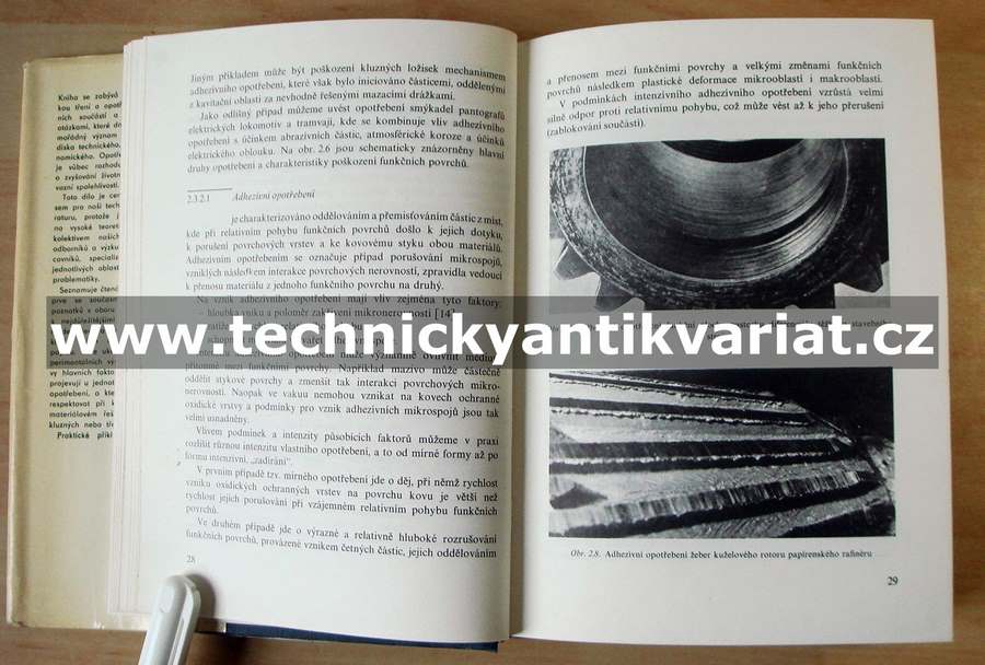 Tření a opotřebení strojních součástí - Vocel, Dufek a kol. 