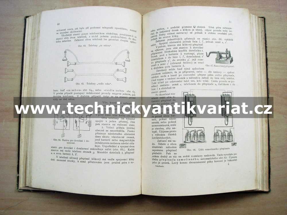 Zařízení podomního telegrafu, telefonu a hromosvodu I.II.III. -Josef Žuvníček (1904)