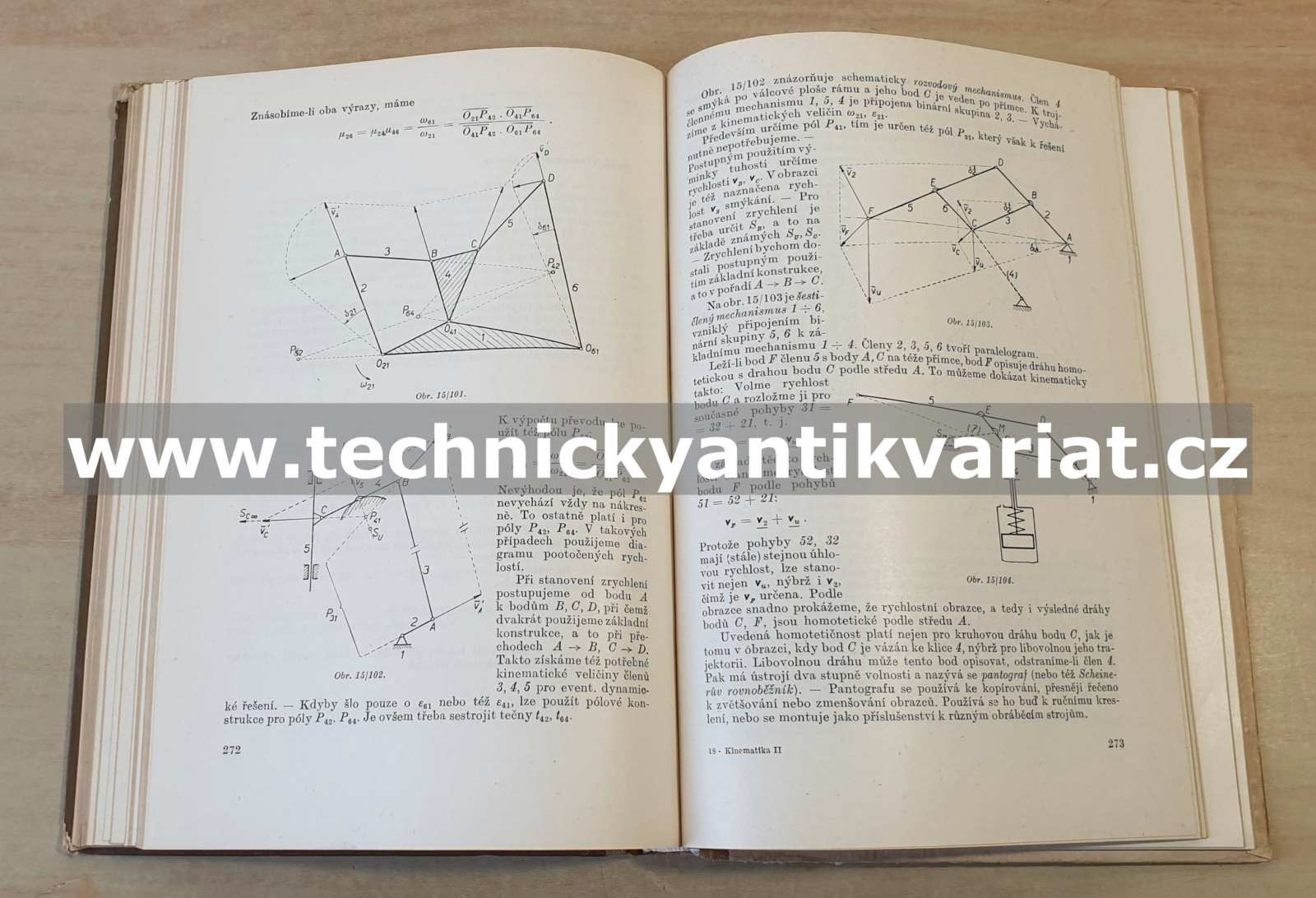 Technická mechanika - Kinematika I.II - Šrejtr (1955)