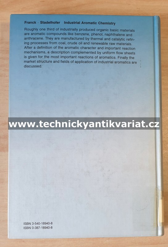 Industrial Aromatic Chemistry - Franz, Stadlhofer (1988)