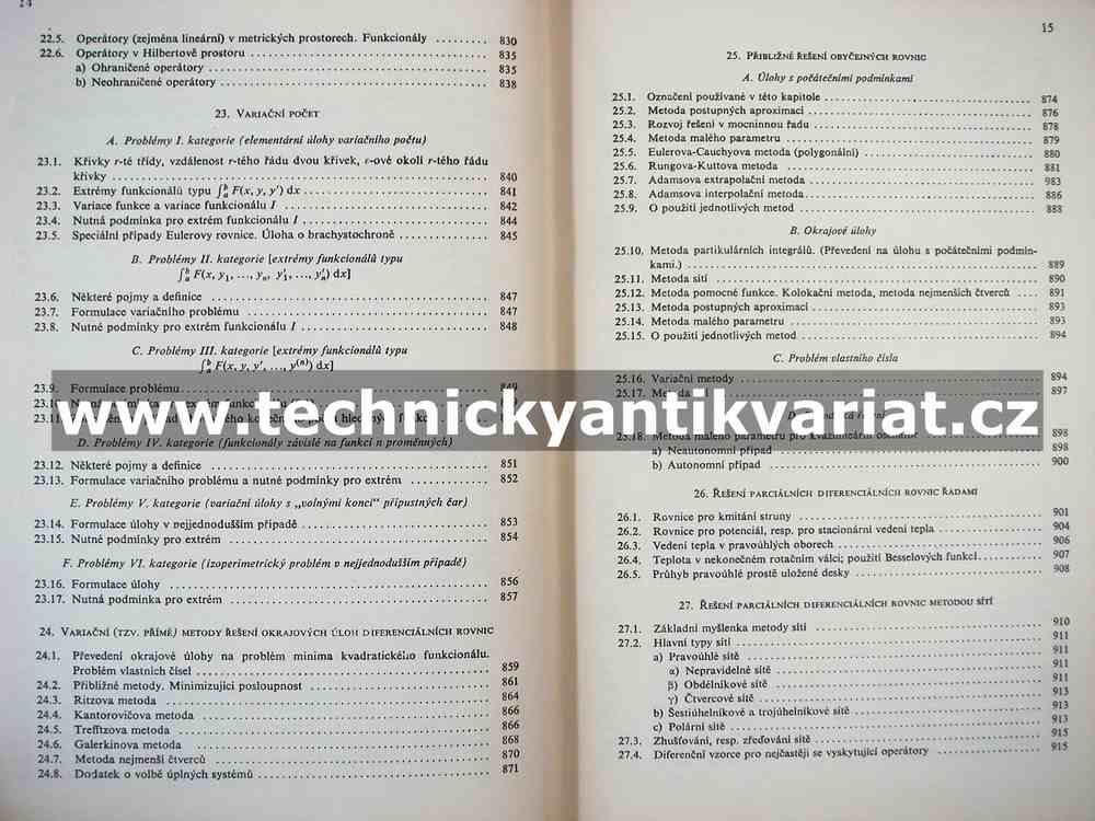 Přehled užité matematiky - Karel Rektorys (1968)