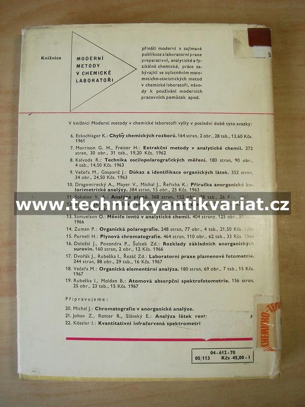Spektrální analýza - Zajděl (1970)