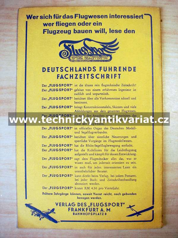 Flugmodellbau unterricht (1929)