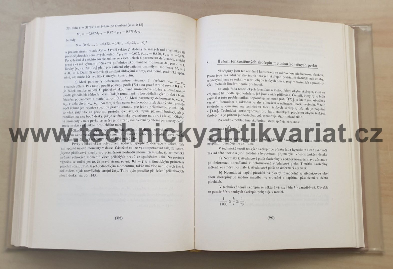 Výpočet plošných a prostorových konstrukcí metodou konečných prvků - Kolář, Kratochvíl, Leitner, Ženíšek (1979)