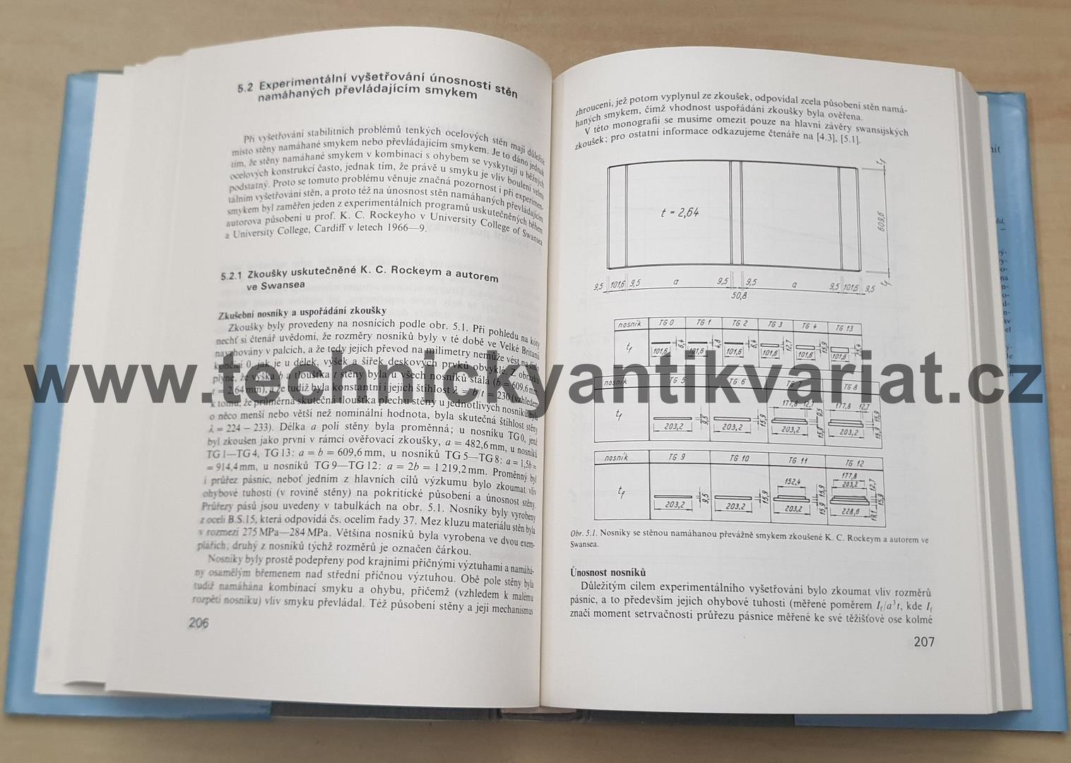 Navrhování pásů a stěn ocelových konstrukcí z hlediska stability - Miroslav Škaloud (1988)