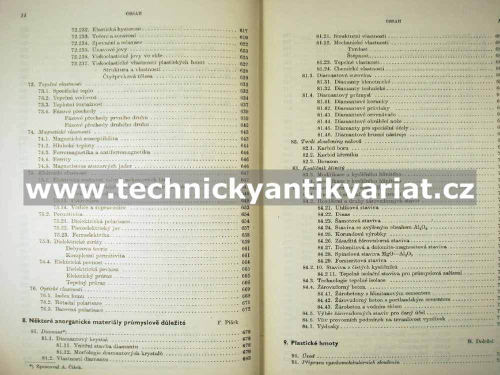 Nauka o materiálu III. Svazek 2 - Píšek, Jeníček (1962)