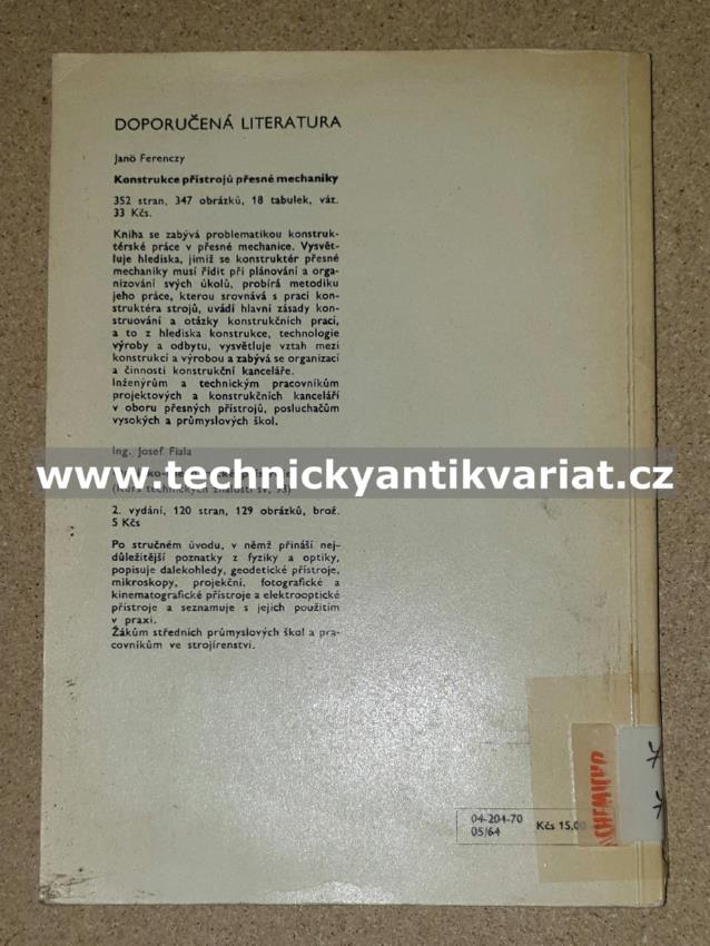 Optika pro promítače - S. Skříčka (1970)