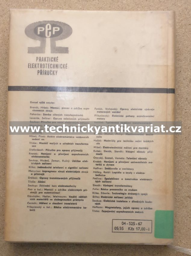 Uvádění elektrických zařízení do provozu - Jiří Tříska (1967)
