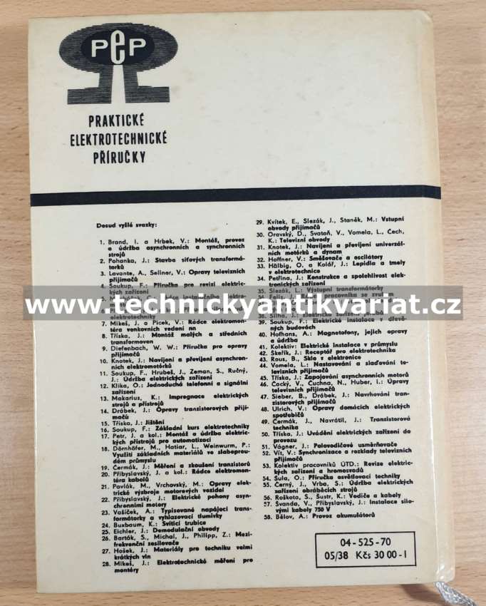 Opravy rozhlasových přijímačů - Černý, Čuchna, Michálek (1970)