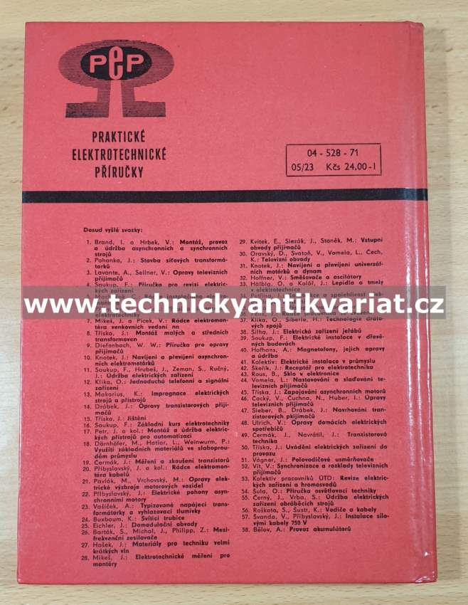Hledání poruch silových kabelů - M. Schneiderka (1971)
