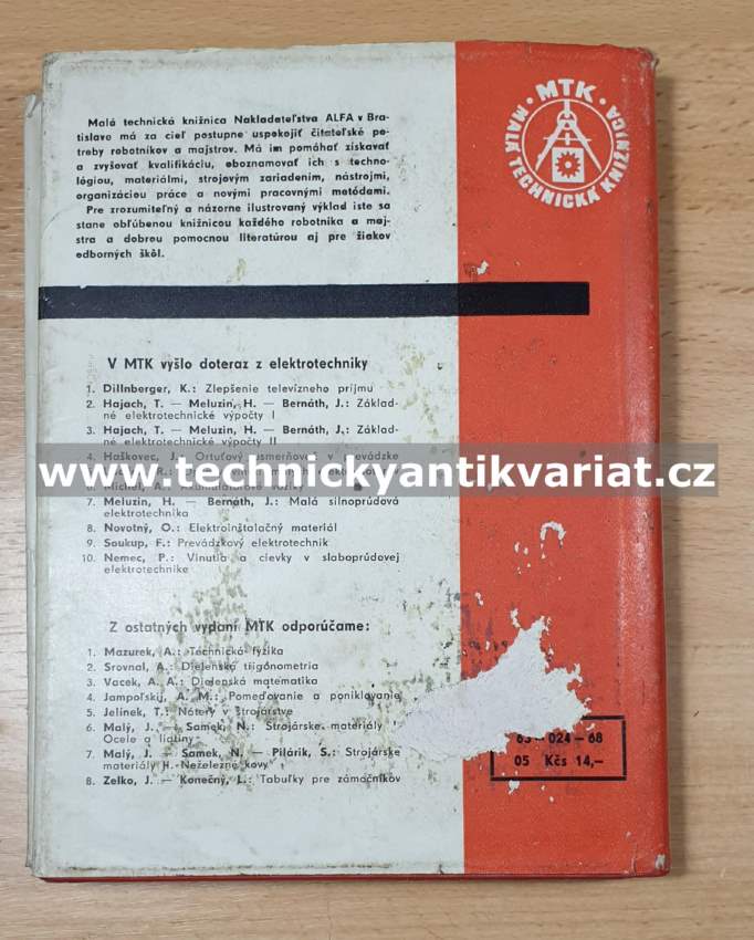 Opravy vinutí malých elektromotorov - Rudolf Lisáček (1968)