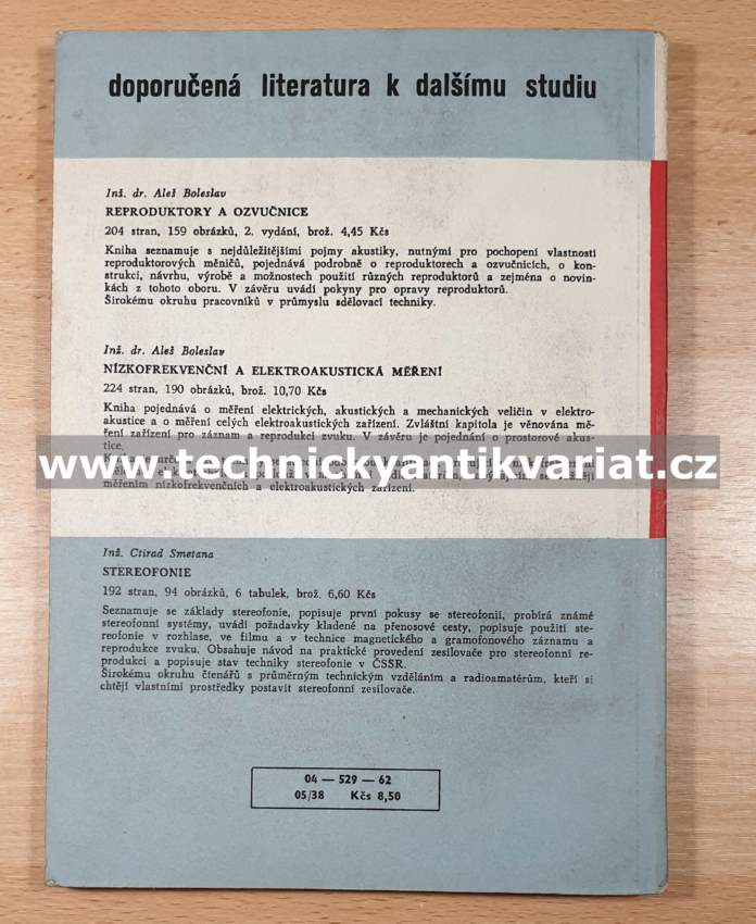 Mikrofony a přenosky - Aleš Boleslav (1962)