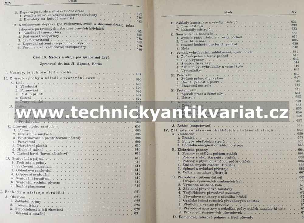 Inženýrská příručka pro stavbu strojů II. - Dubbel (1961)