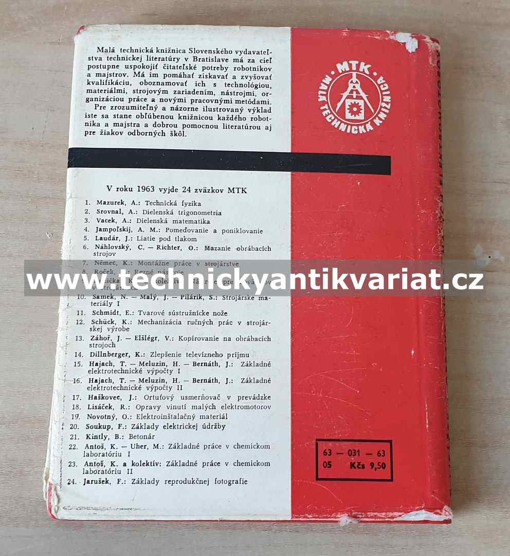 Opravy vinutí malých elektromotorov - Rudolf Lisáček (1963)