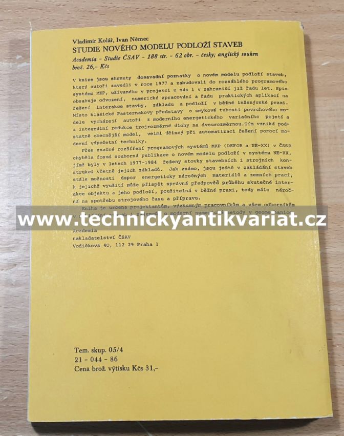 Interakce piloty a základové půdy - Jaroslav Feda (1986)