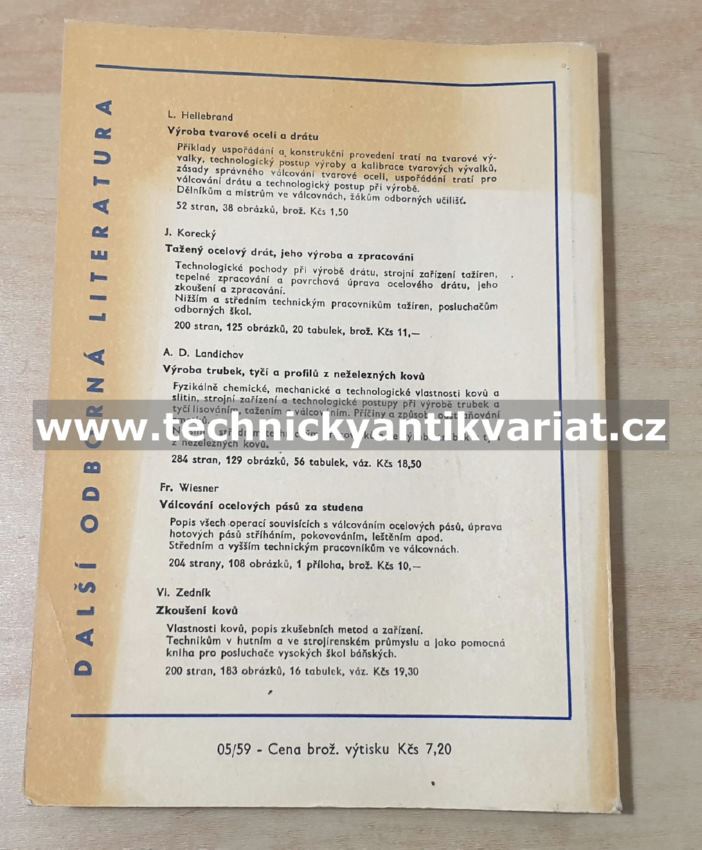 Tenkostěnné ocelové profily - Bohumil Počta (1961)