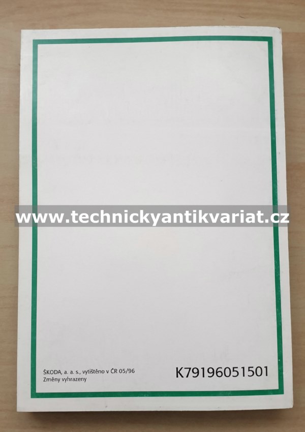 Škoda Felicia Combi - katalog dílů (1996)