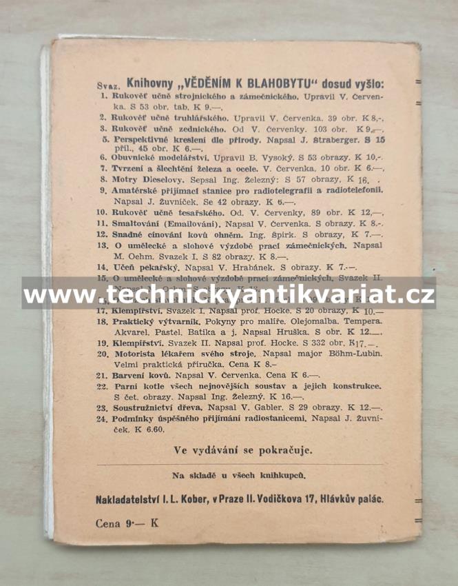 Technologie zpracování žesti III. cídění, leštění, leptání, moření - Karel Hocke