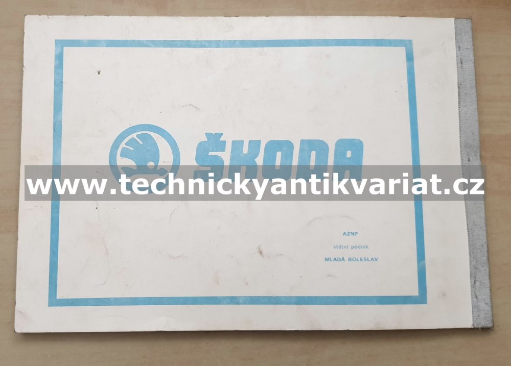 Škoda Favorit 115S, 115L, 135L, 135LS, 136L, 136LS - katalog náhradních dílů (1989)
