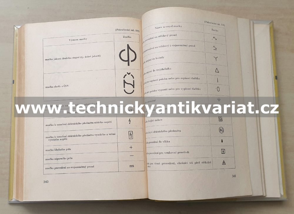 Tabulky pro navrhování a stavbu elektrických zařízení - Chvátal, Kabrna (1971)