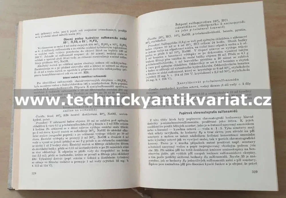 Důkaz a identifikace organických látek - Večeřa, Gasparovič (1963)