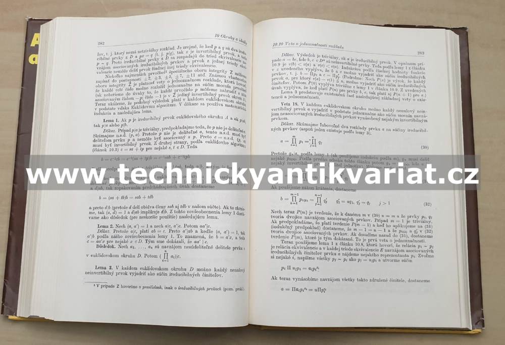 Aplikovaná algebra - Birkhoff, Bartee (1981)