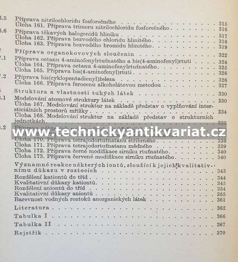 Úvod do preparativní anorganické chemie - Klikorna, Klazar, Votínský, Horák (1972)