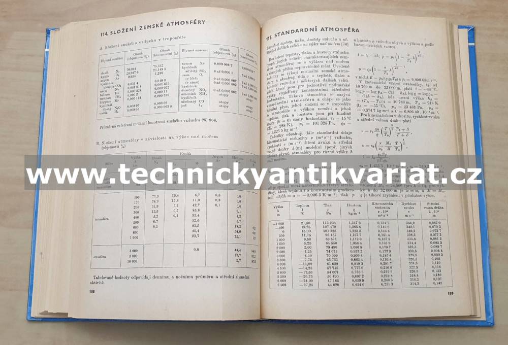 Fyzikální a matematické tabulky - Brož, Roskovec, Valouch (1980)