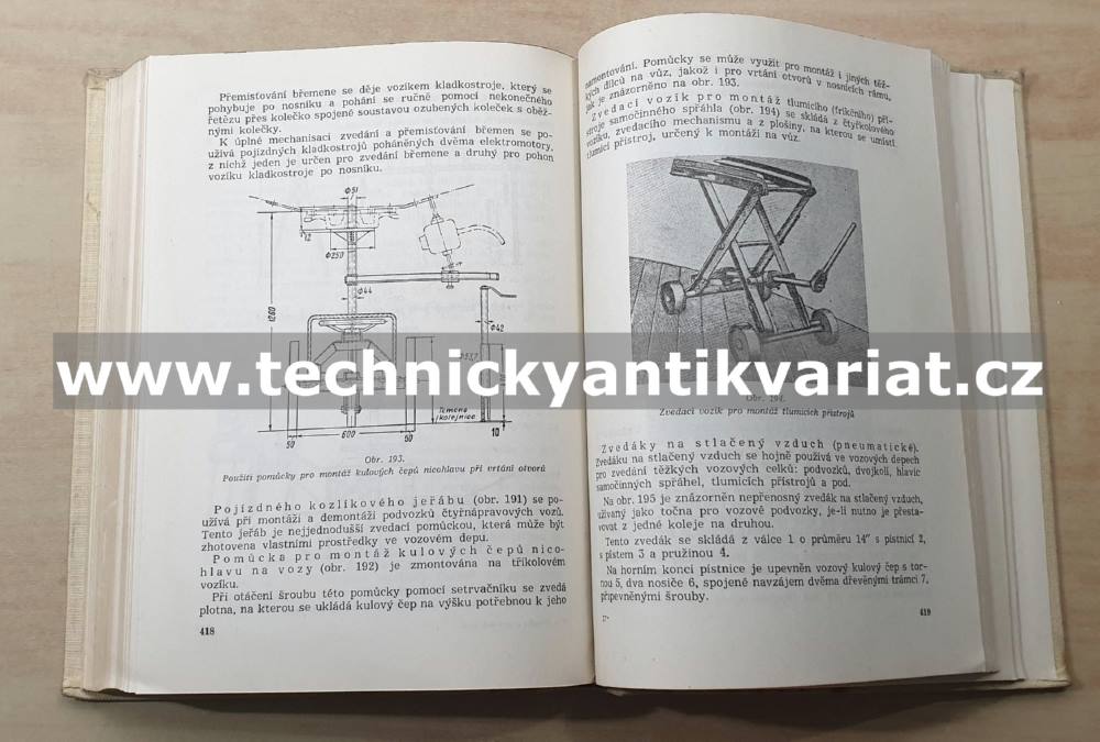 Příručka o opravách vozů pro mistry a četaře - Mordvinkin, Popov (1954)