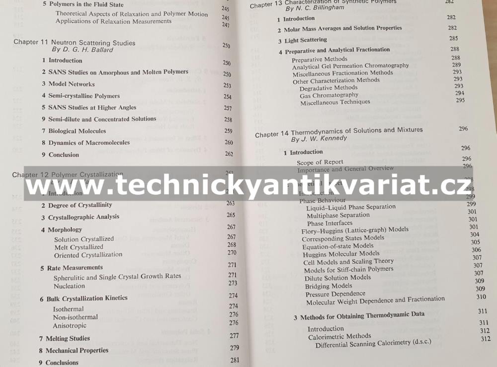 Macromolecular Chemistry I. (1980)