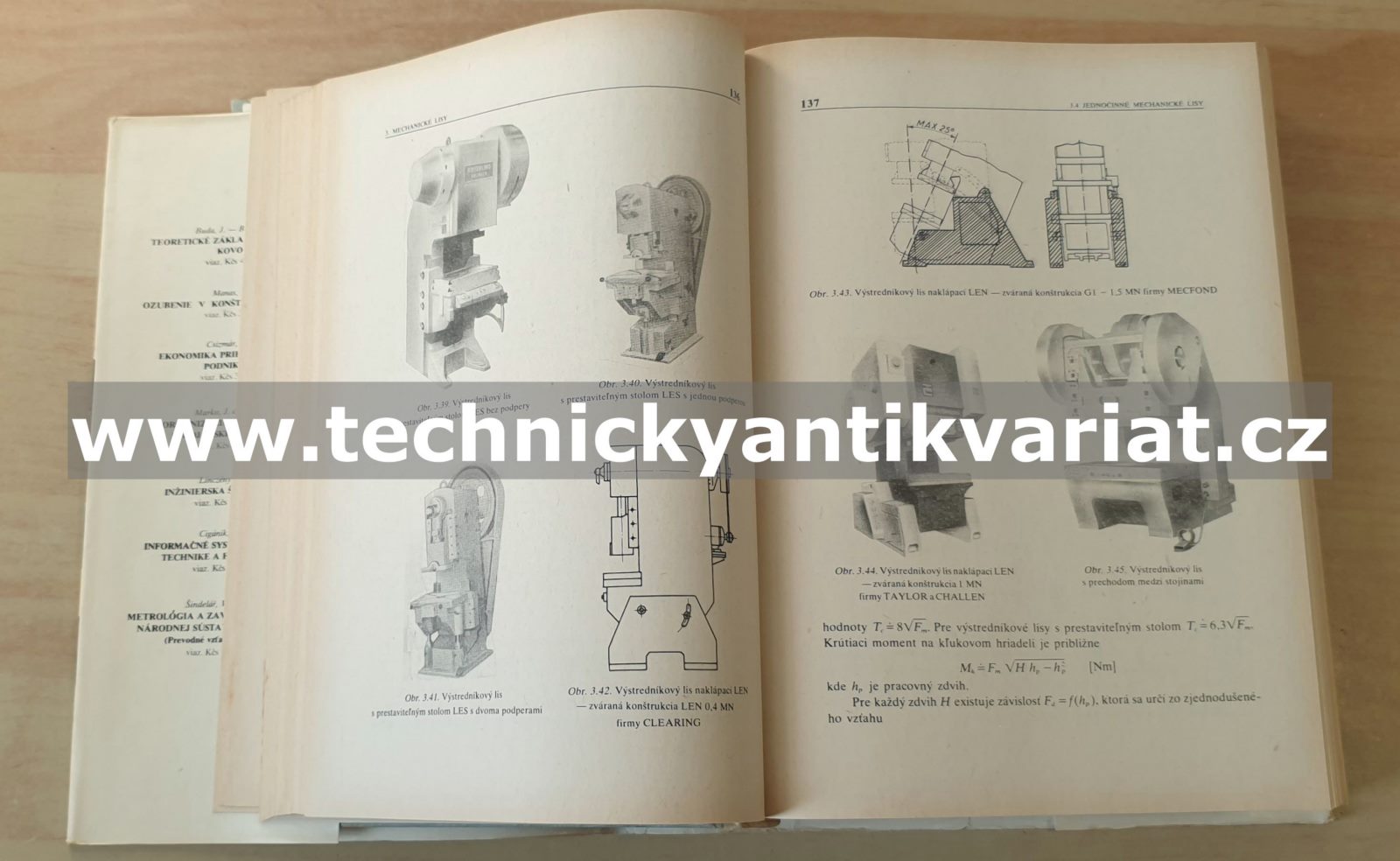 Tvárniace stroje - Kováč, Jenkut (1978)