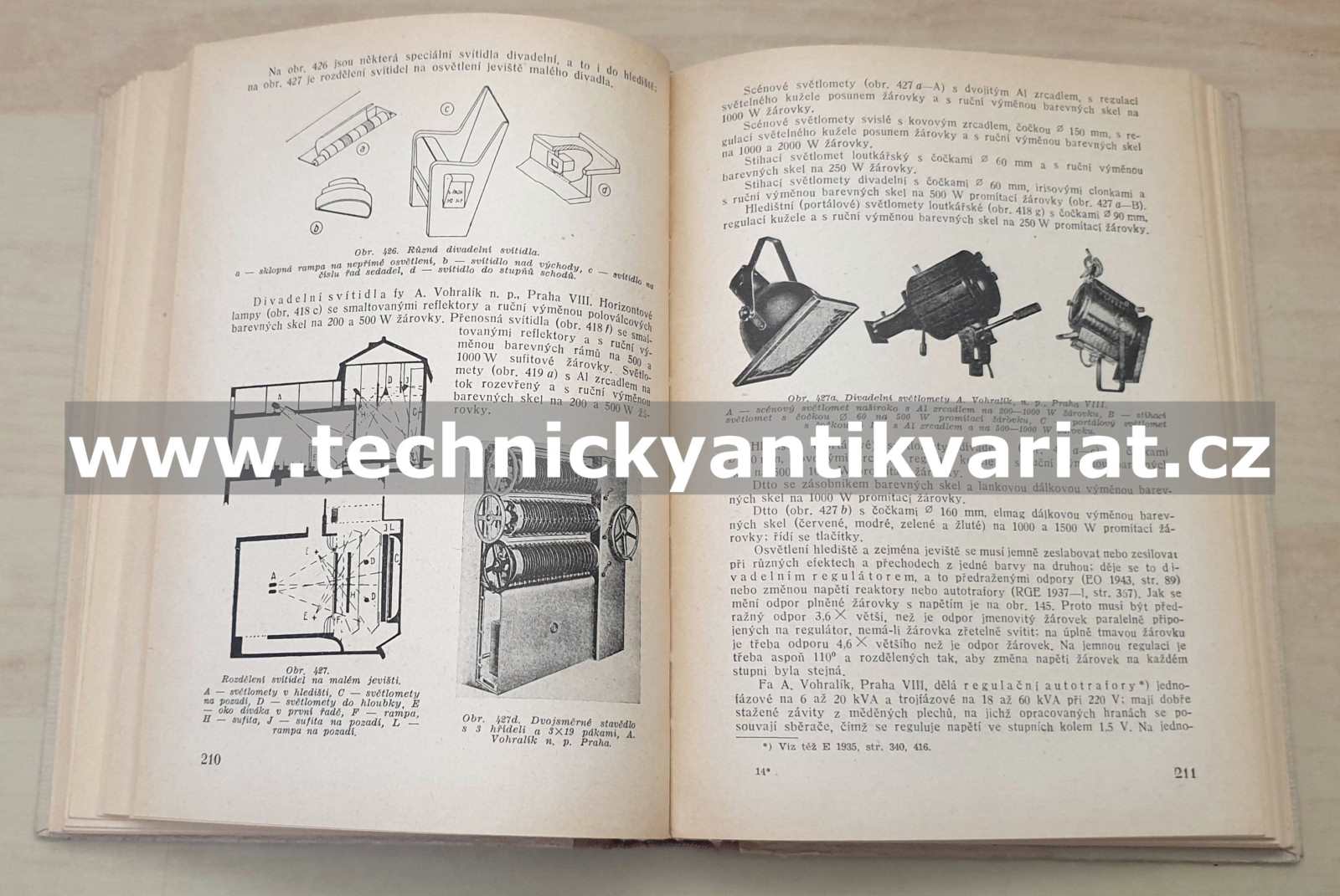 Elektrotechnika VI. Elektrické světlo - Anýž, Batka, Holý (1950)