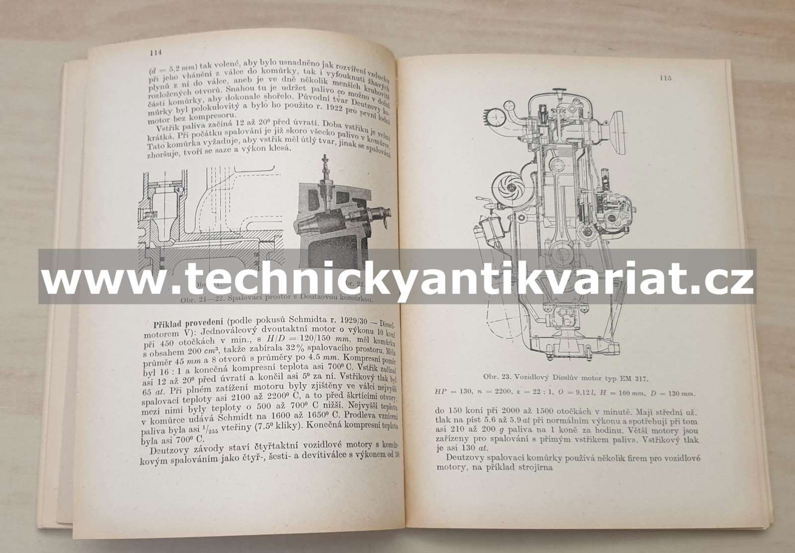 Spalovací způsoby dieslových motorů bez kompresoru bez kompresorů - Jan Vaněček (1945)