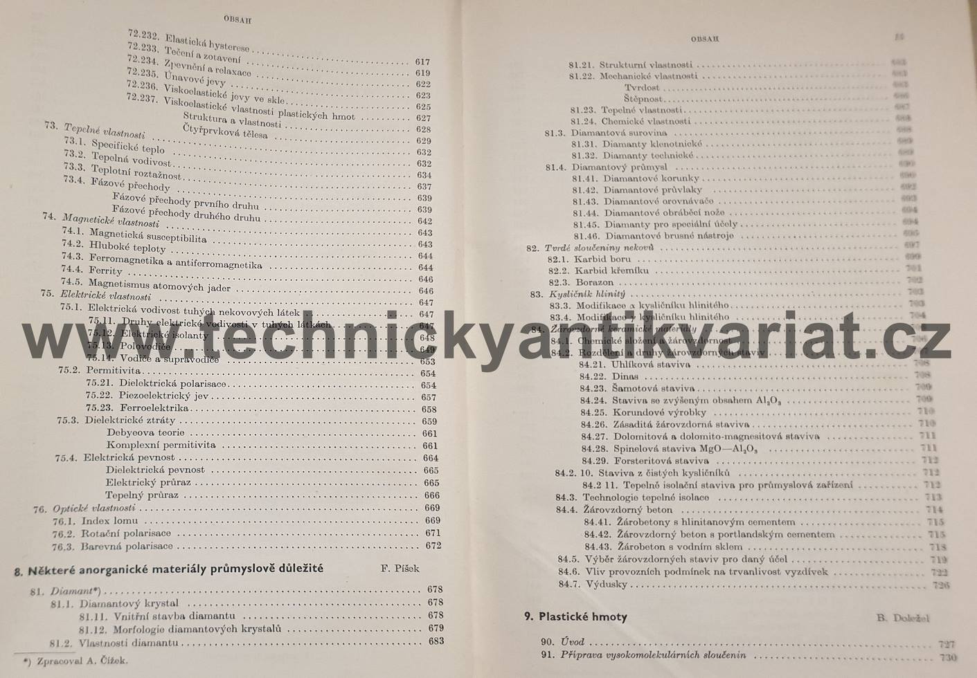 Nauka o materiálu III. Svazek 2 - Píšek, Jeníček (1962)