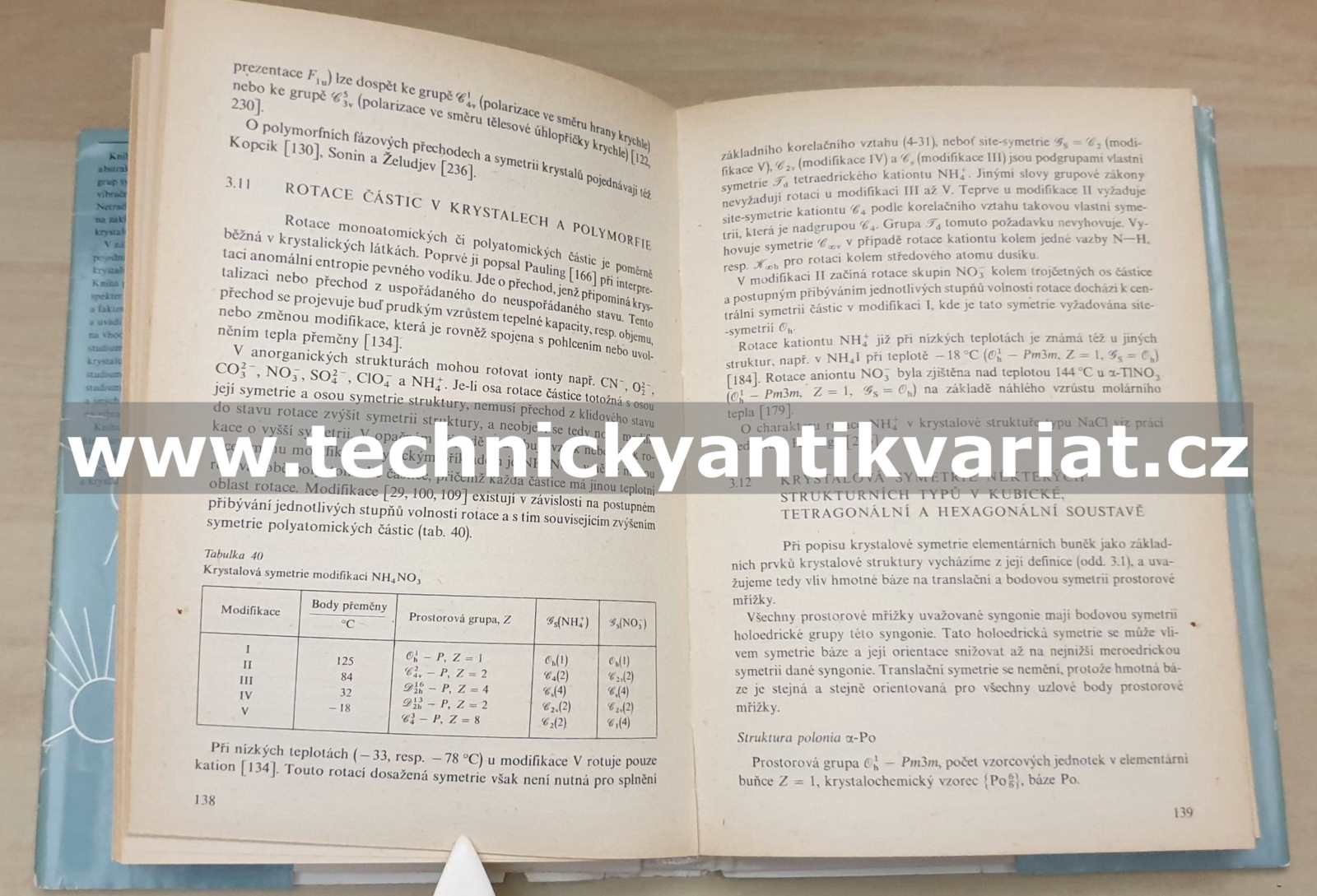 Symetrie krystalů a vibračních spektra - Alexander Muck (1987)
