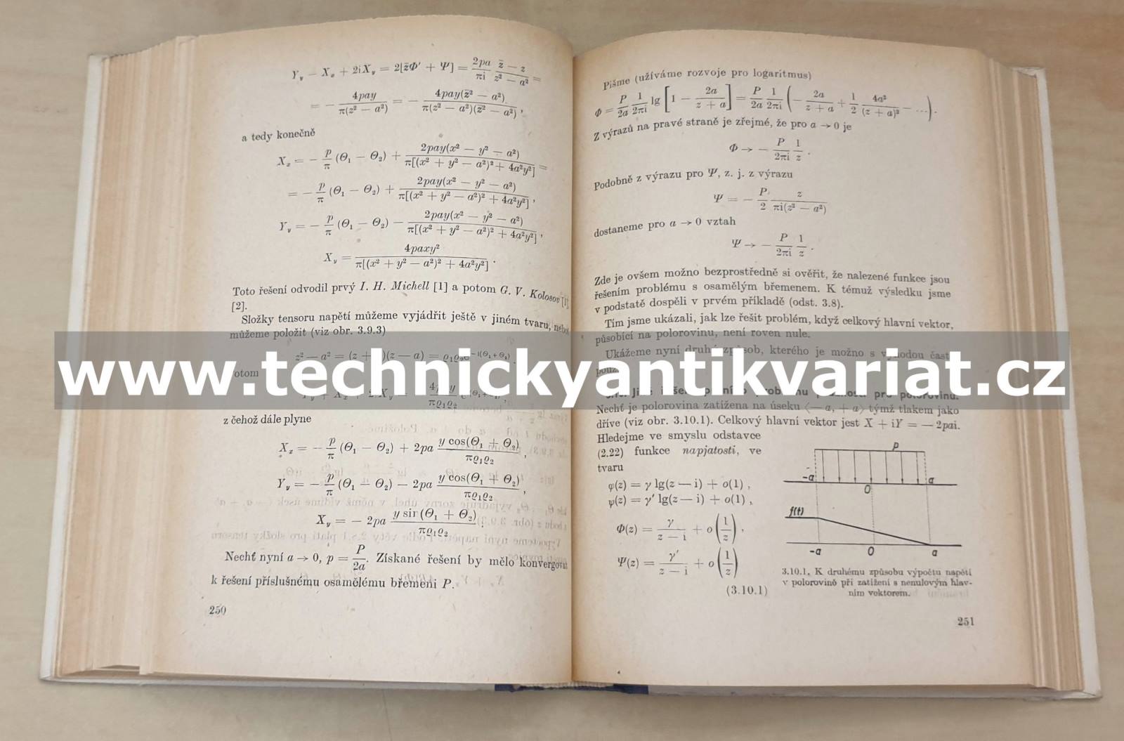 Matematická theorie rovinné pružnosti - Babuška, Rektorys, Vyčichlo (1955)