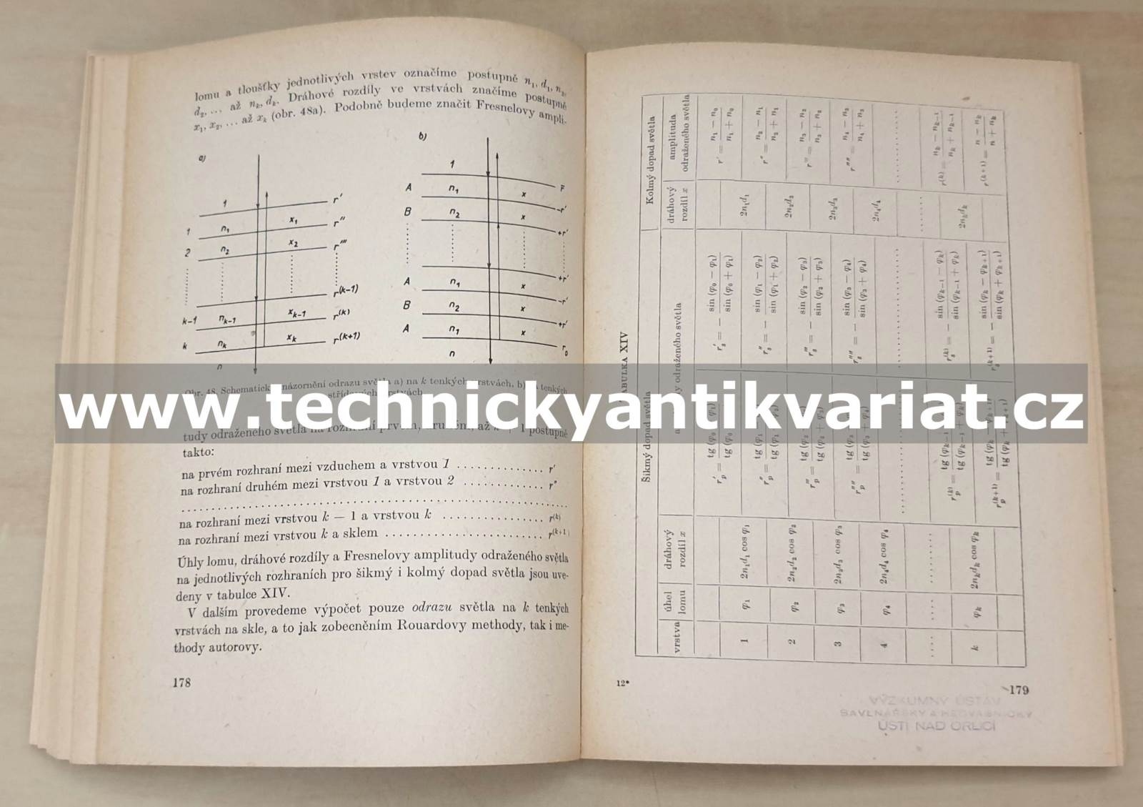Optika tenkých vrstev - Antonín Vašíček (1956)