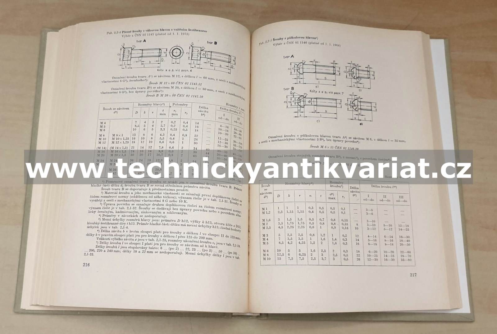 Technické tabulky - Klepš, Nožička (1986)